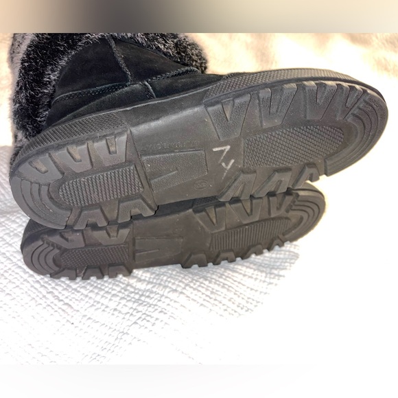 Women Winter Warm Leather Ankle  Boots Size 9. Leather Upper, Faux Fur Man Made - Picture 6 of 8